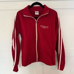 Hard Rock Cafe Kuwait Red Track Jacket - M (Unisex)
